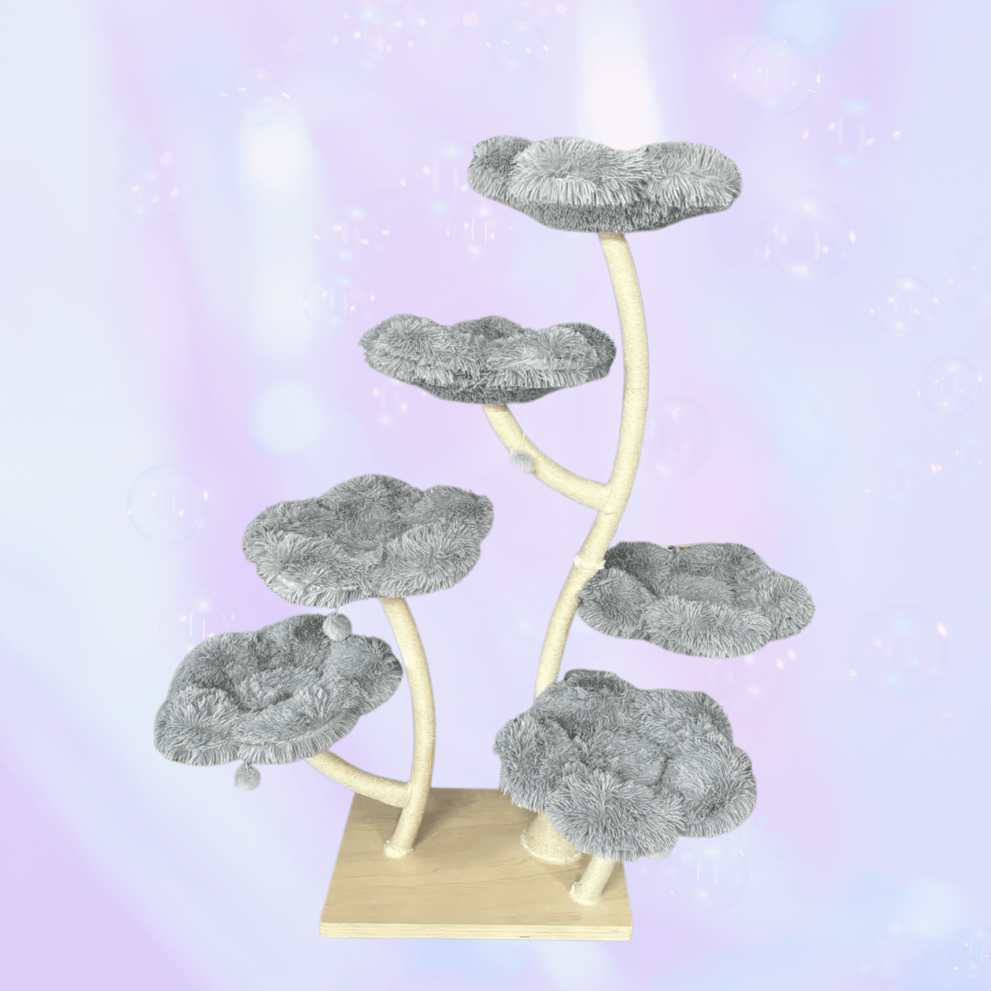 Elysian Grey Flower Cat Tree - Meowera