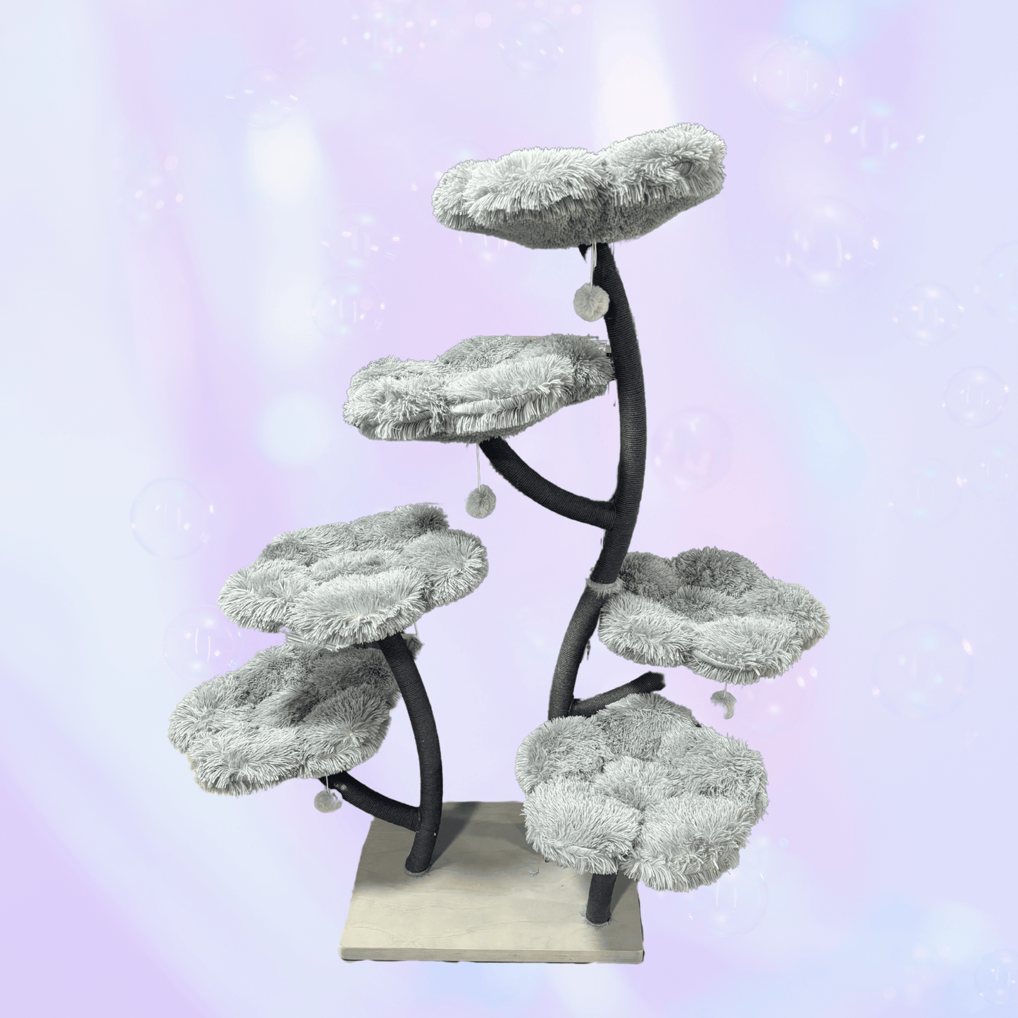 Elysian Grey Flower Cat Tree - Meowera