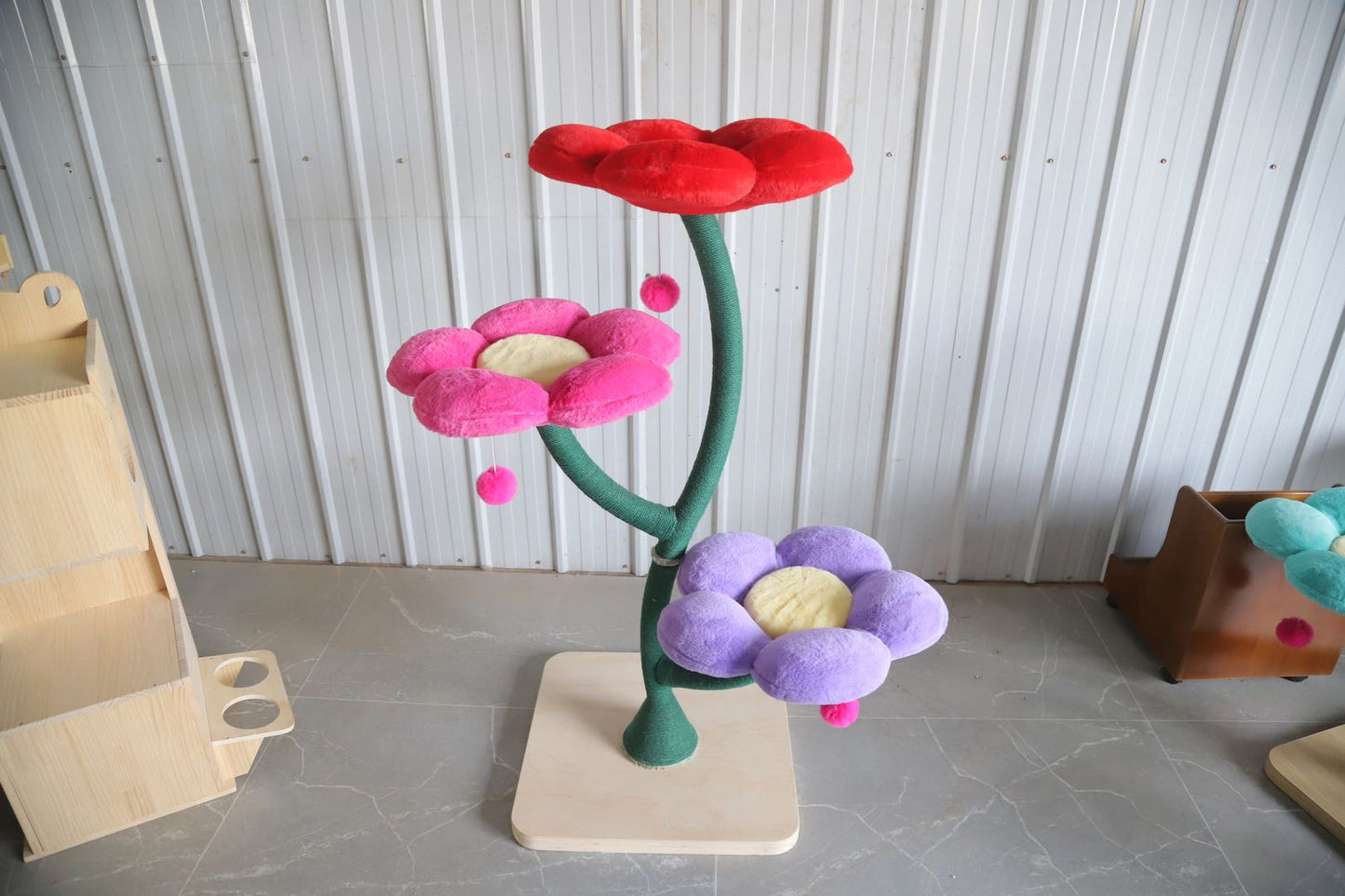 Nebula Rainbow Flower Cat Tree - Meowera