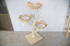 Meowera Cat trees Lunar Nest White Cat Tree Basket