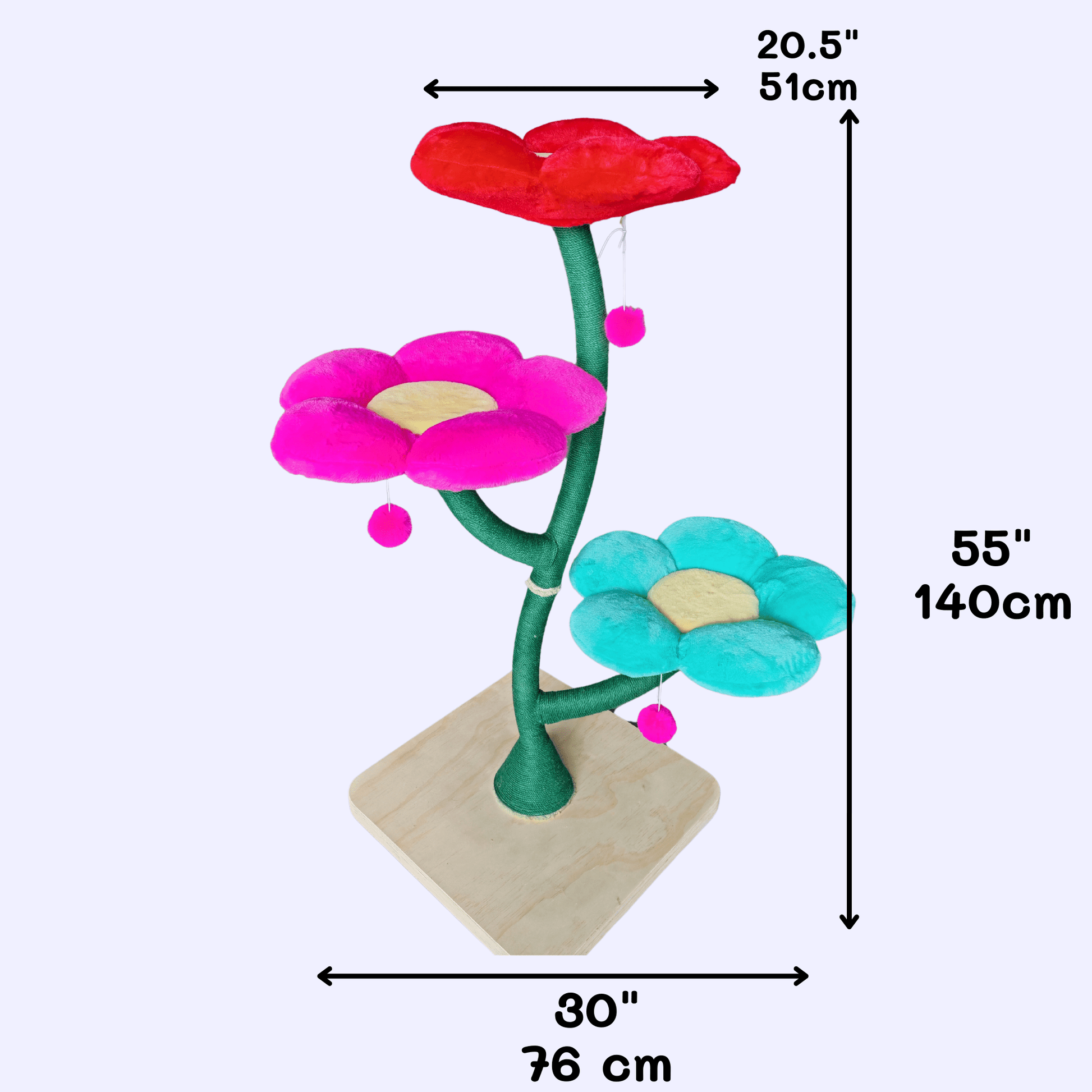 Nebula Rainbow Flower Cat Tree - Meowera
